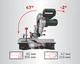 Торцовочная пила Metabo KGS 254 M с протяжкой + картонная коробка (613254000) - изображение 3