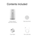 Нейтралізатор запаху Petoneer PN-110005-02/AOE010 Odor Eliminator — смарт-датчик для стерилізації, дезодорування та озонації, з кріпленням на стіну - зображення 2