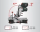 Аккумуляторная бесщеточная торцовочная пила Metabo KGS 18 LTX BL 254 мм с протяжкой (614254850) - изображение 3