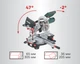 Пила торцювальна Metabo KGSV 216 M (619261000) з тяговою функцією + картонна коробка - зображення 3