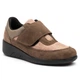 Кроссовки на липучке BioUp taupe (3918_40) серо-коричневая замша - изображение 2