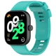 Ремешок для Xiaomi Redmi Watch 4 силикон кнопка бирюзовый - изображение 2