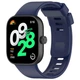 Ремешок для Xiaomi Redmi Watch 4 силикон кнопка темно-синий - изображение 2