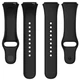 Ремінець для Xiaomi Redmi Watch 3 Active силікон кнопка чорний - зображення 3