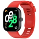 Ремешок для Xiaomi Redmi Watch 4 силикон кнопка красный - изображение 2