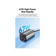 Мережевий зарядний пристрій ESSAGER Jiyue 67W GaN Table Charger 2C2A EU grey (ECT2AC-JYB0G-Z) - зображення 6
