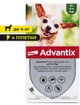 Краплі для собак від бліх та кліщів Elanco (Bayer) Advantix Адвантікс для собак вагою до 4 кг (4 піпетки) - зображення 1