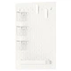 Комбінація перфорованих плит IKEA SKADIS білий, 36x56 см, 795.618.04 - зображення 1