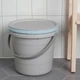 Ведро с крышкой из 3 предметов IKEA PEPPRIG серый, голубой, 505.676.13 - изображение 5
