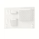 Комбінація перфорованих плит IKEA SKADIS білий, 56x37 см, 195.644.81 - зображення 1