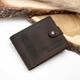 Іменний шкіряний чоловічий гаманець з гравіюванням, Brown, Malina Leather - зображення 1