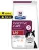 Ветеринарна дієта для котів Hill’s Prescription Diet i/d Digestive Care Хілс сухий корм з куркою для здоров'я ШКТ 1,5 кг (052742059266) - зображення 1