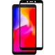 Захисне загартоване скло для Xiaomi Redmi 6 та Redmi 6a FullGlue 3D FullCover Armor plus з чорною рамкою - зображення 1