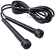 Скакалка для гимнастики EasyFit EF-1915 с пластиковыми ручками Черная (56003529) - изображение 1