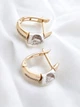 Золоті сережки AiR GOLD Харківська ювелірна фабрика 700324-2с - зображення 3