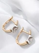 Золоті сережки AiR GOLD Харківська ювелірна фабрика 700324-2с - зображення 4