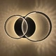 Люстра светодиодная потолочная LUMINARIA AKRILIKA ROUND 80W 3R APP 600x400x110 BLACK/CLEAR 220V IP20 с пультом ДУ для кухни, спальни, гостиной - изображение 5
