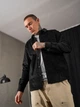 Мужская однотонная теплая вельветовая рубашка Teamv Casual Velvet Черная M - изображение 6