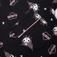 Подростковая пижама Kuromi с розовым кантом рубашка + брюки Размер M Черная - изображение 5