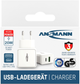 Зарядний пристрій Ansmann Home Charger HC218PD White (4013674176687) - зображення 9