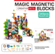 Магнитный конструктор 382 Toys Magic Magnetic Blocks DIY 349 деталей - изображение 5