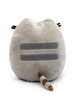 Плюшевая мягкая игрушка обнимашка кот Пушин кэт Pusheen cat с Пончиком в лапках 15х12 см Серый (II) 33719 - изображение 3