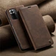 Чохол книжка Caseme з магнітом для Xiaomi Redmi Note 10 10S кавовий - зображення 7