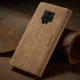 Чехол книжка Caseme с магнитом для Xiaomi Redmi Note 9 Pro коричневый - изображение 5