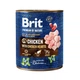 Влажный корм Brit Premium by Nature для собак, курица с куриным сердцем, 800 г - изображение 1