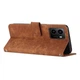 Чехол-книжка Deexe Lines Series для HMD Pulse / Pulse Pro / Pulse Plus - Brown - изображение 3