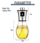 Бутылка для масла с дозатором SmartUs мини маслораспылитель из нержавеющей стали 200 мл емкость для удобного распределения масла и уксуса - изображение 2