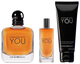 Zestaw męski Giorgio Armani Emporio Stronger With You Woda toaletowa 100 ml + Woda toaletowa 15 ml + Żel pod prysznic 75 ml (3614274185997) - obraz 1