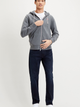Bluza męska rozpinana streetwear z kapturem Levi's The Original Hm 34584-0000 L Szara (5400898433952) - obraz 3