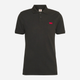 Koszulka polo męska elegancka Levi's Slim Housemark A4842-0015 M Czarna (5401105438272) - obraz 4