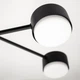 Потолочная люстра LUMINARIA RAY 8xGX53 (4+4) BLACK 220V IP20 для кухни, спальни, гостиной - изображение 3