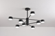 Потолочная люстра LUMINARIA RAY 8xGX53 (4+4) BLACK 220V IP20 для кухни, спальни, гостиной - изображение 10