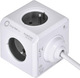 Rozgałęźnik sieciowy Allocacoc PowerCube Extended 2x USB, 4x type E (FR) 3m Grey (2404/FREUPC) - obraz 3