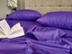Постельное белье с резинкой ULTRA VIOLET, сатин страйп LUX Семейный размер, наволочки 50/70 - изображение 1