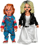 Zestaw figurek Neca Narzeczona Chucky Tiffany 14 cm + Chucky 14 cm z akcesoriami (634482421215) - obraz 1