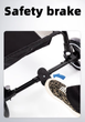 Cкладная коляска для домашних животных со съемной переноской Oui Oui Pet Stroller YA01K Grey - изображение 12