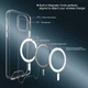 Чехол - накладка Space Magnetic для iPhone 14, Transparent - изображение 3
