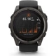 Смарт-часы Garmin Fenix 8 51mm Solar Sapphire Carbon Gray DLC Titanium w. Black/Pebble Gray S. Band (010-02907-10/11) - изображение 2
