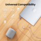 Звуковая карта Ugreen USB - 3.5мм minijack с поддержкой микрофона 24 біт/96 кГц TRRS Наружный Адаптер Стерео AUX 4-пиновый Серый - изображение 5