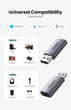 Звуковая карта Ugreen USB - 3.5мм minijack с поддержкой микрофона 24 біт/96 кГц TRRS Наружный Адаптер Стерео AUX 4-пиновый Серый - изображение 8