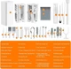 Набор Ordilend 32 в 1 Kit для чистки клавиатуры ПК, ноутбука, телефона, камеры и прочего. Белый - изображение 5