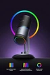 Микрофон конденсаторный UGREEN CM769 USB потоковый, с шумоподавлением и RGB подставкой 24-bit 96kHz Black (35629) - изображение 6