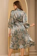 Длинный шелковый халат Mia-Amore 3129 4XL/5XL Принт - изображение 2