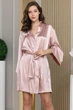 Женский шелковый халат Mia-Amore 3913-1 2XL/3XL Розовый - изображение 1
