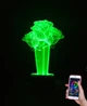 3d-светильник Букет 3 розы, 3д-ночник, несколько подсветок (на bluetooth) - изображение 1