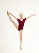 Купальник для танців та гімнастики Dance & Sport N6029 к/р біфлекс M/116-122 Бордо - зображення 3